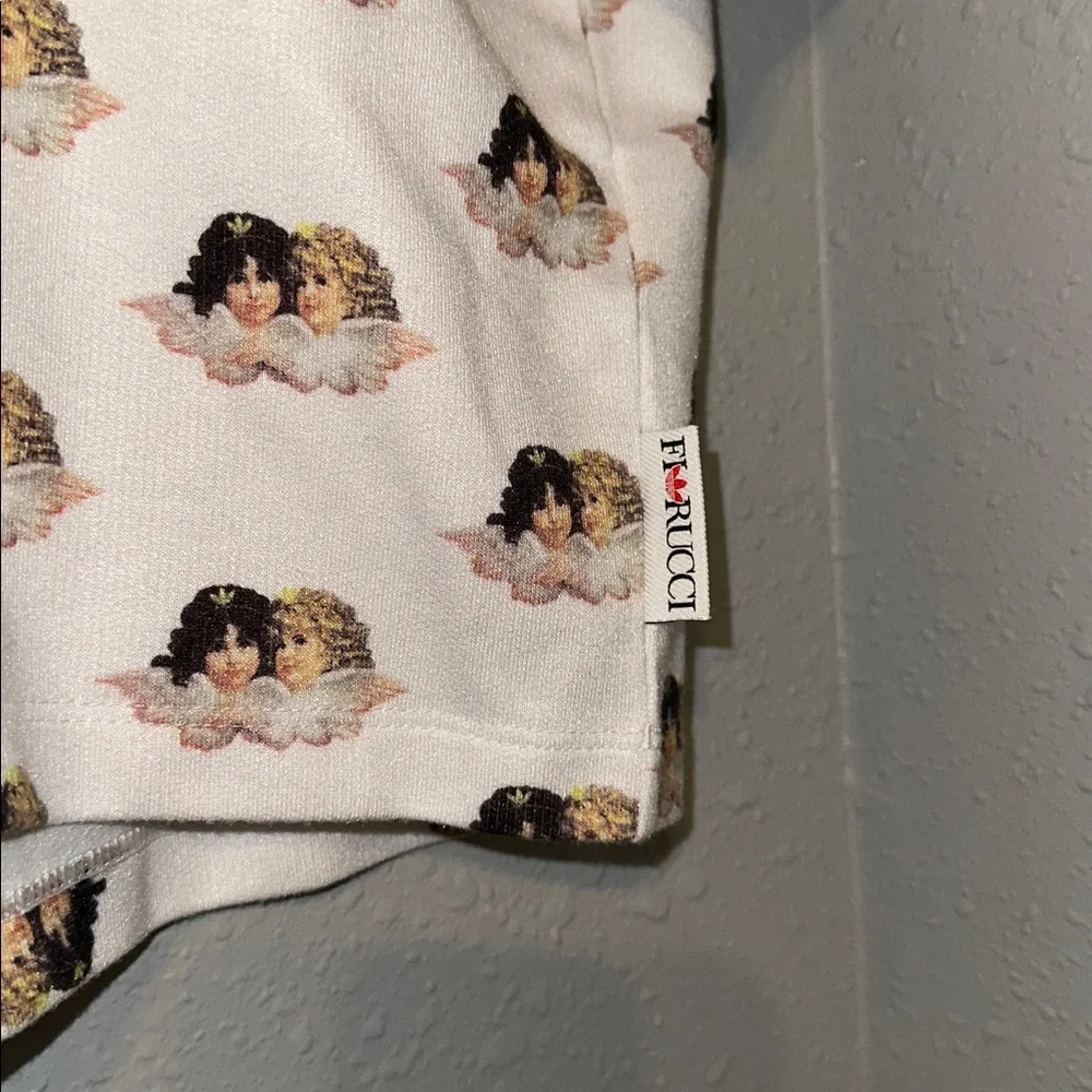Adidas x Fiorucci White and Black Graphic Box Tee - Picture 4 of 4